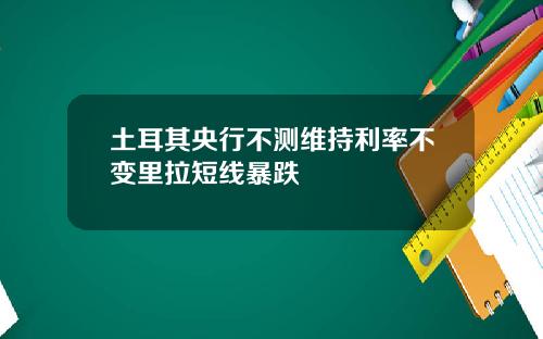 土耳其央行不测维持利率不变里拉短线暴跌