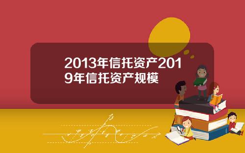 2013年信托资产2019年信托资产规模