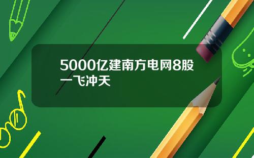 5000亿建南方电网8股一飞冲天