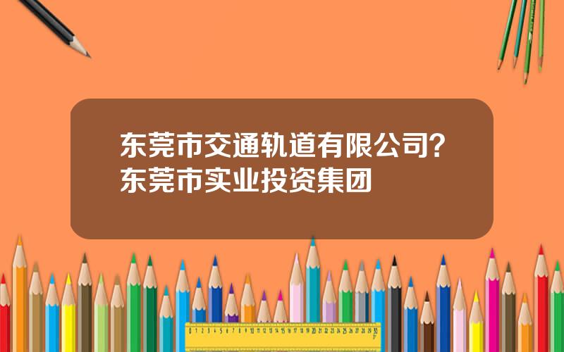 东莞市交通轨道有限公司？东莞市实业投资集团